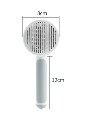 Round Handle Pet Comb with Sticky Bead Massage