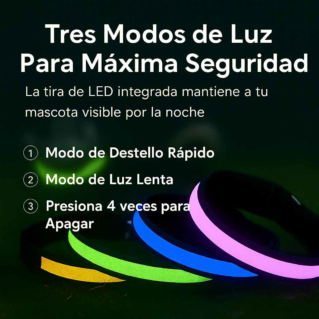 NyteBright Colorful Pet Collar